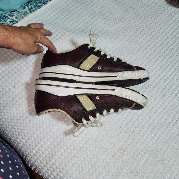 SKECHERS EUC MENS SIZE 10 SPORTS LEATHER CASUAL SNEAKERS SHOES - Picture 6 of 9